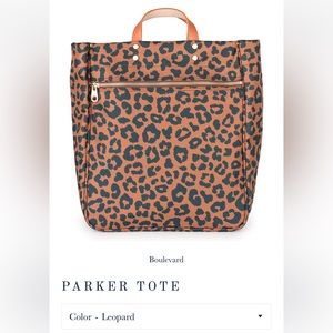 Parker tote with strap
